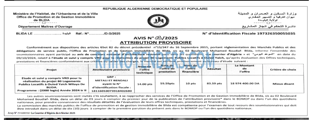 Le Courrier d'Algerie