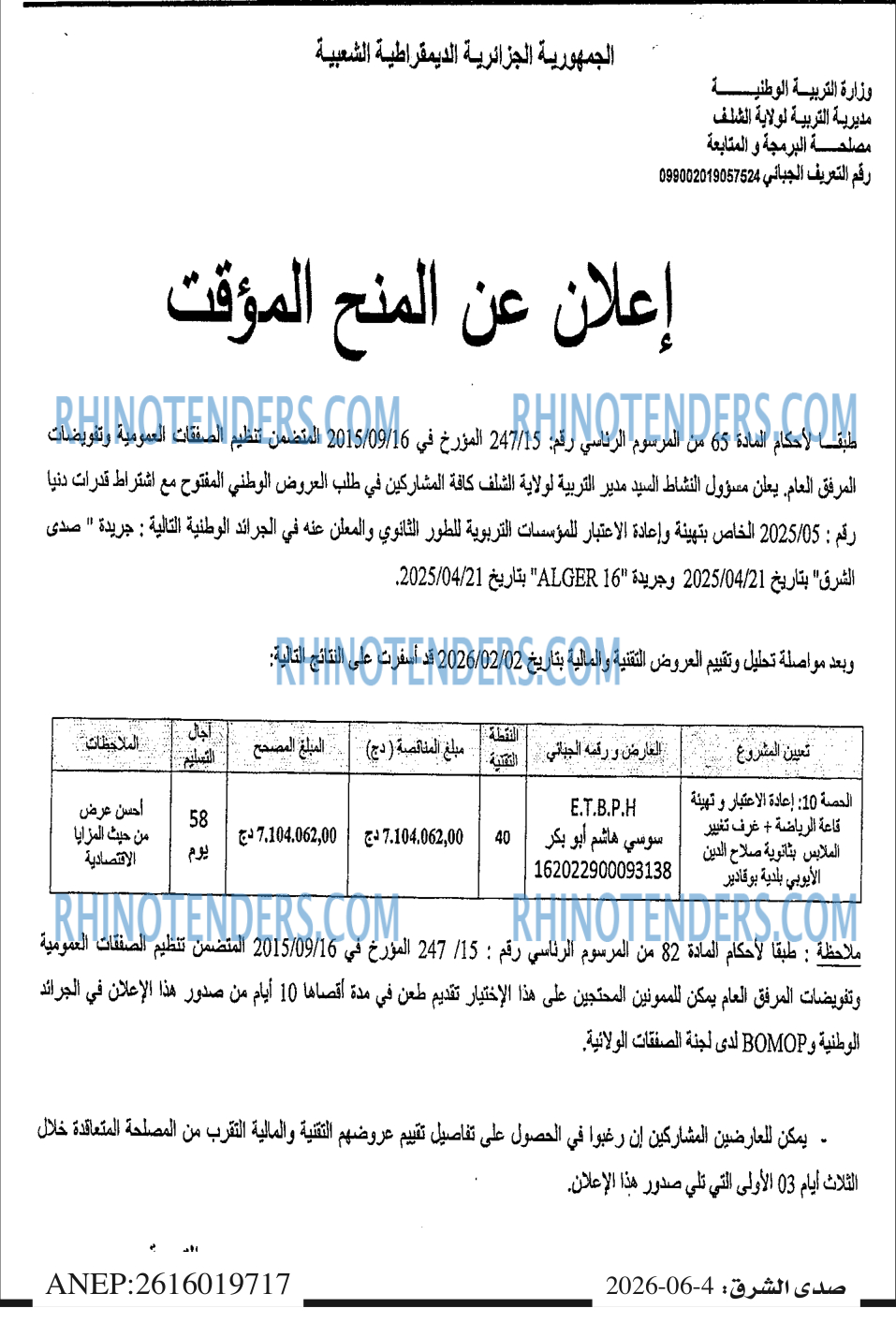 صدى الشرق