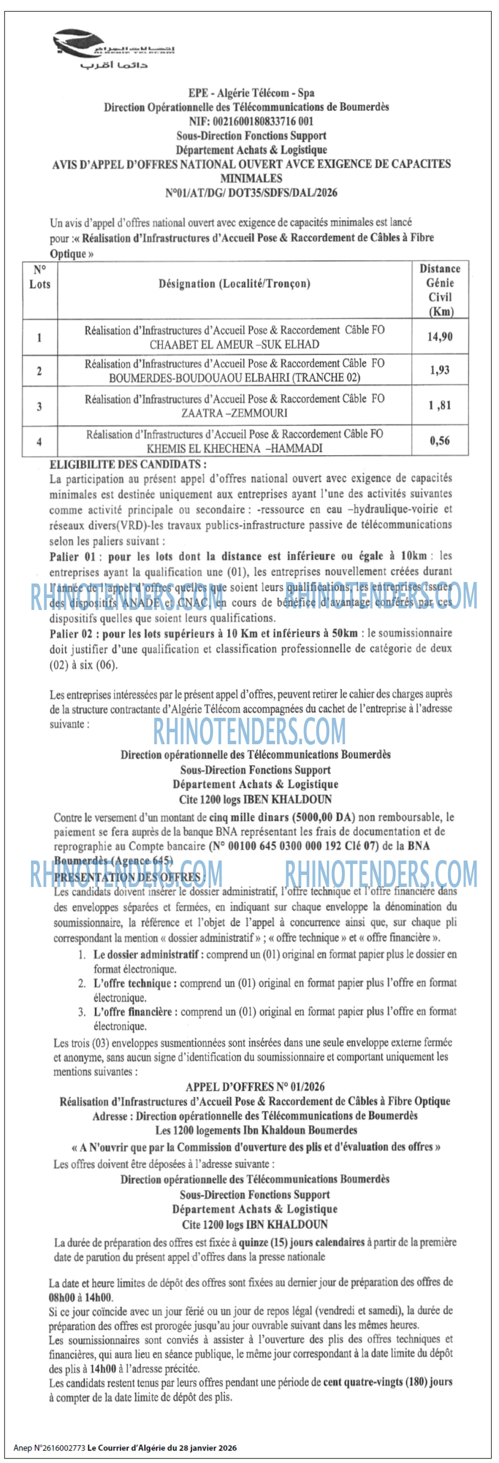 Le Courrier d'Algerie