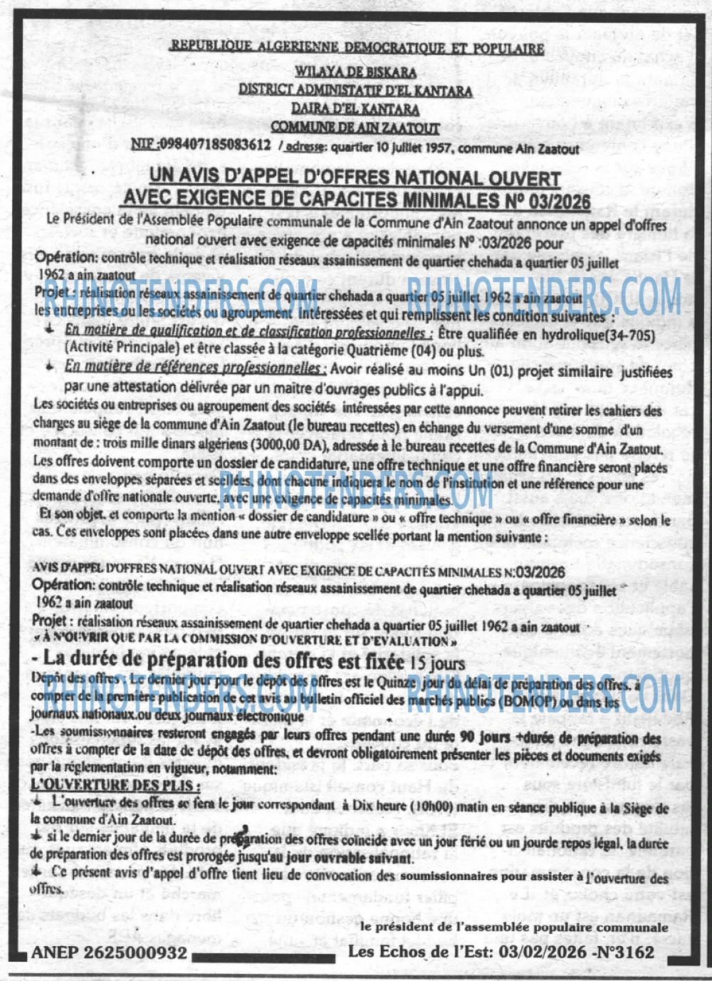 Les Echos de l'Est