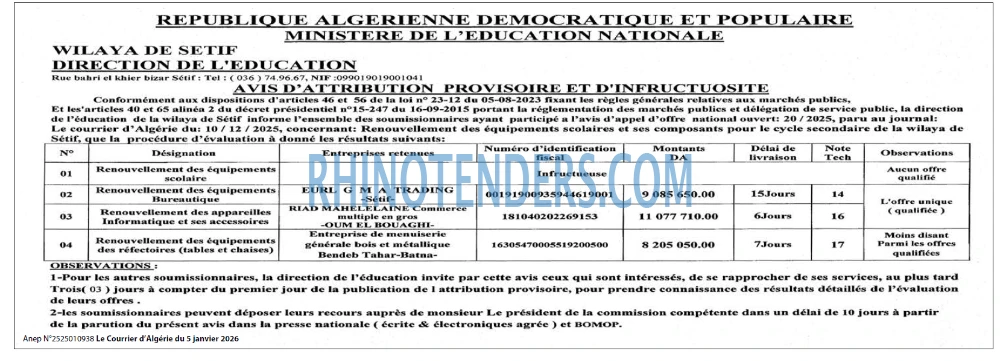 Le Courrier d'Algerie