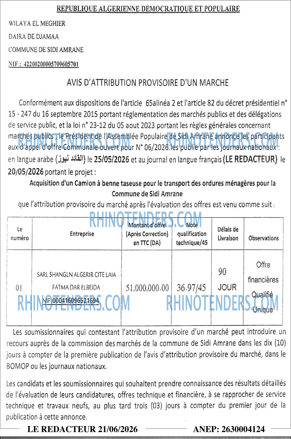 LE REDACTEUR