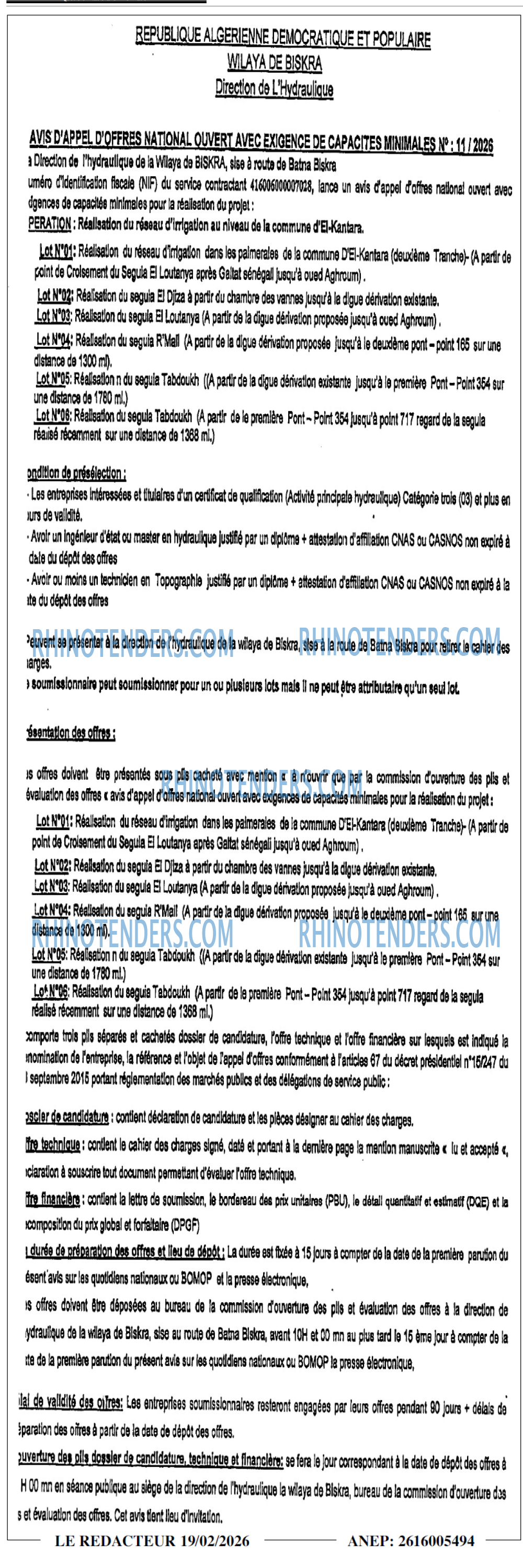 LE REDACTEUR