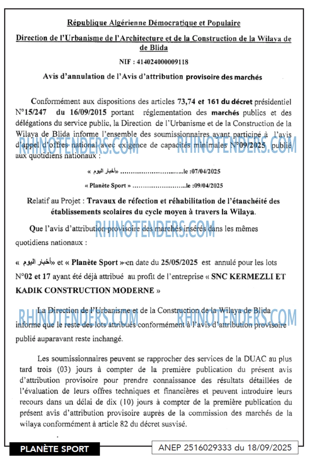 PLANETE SPORT