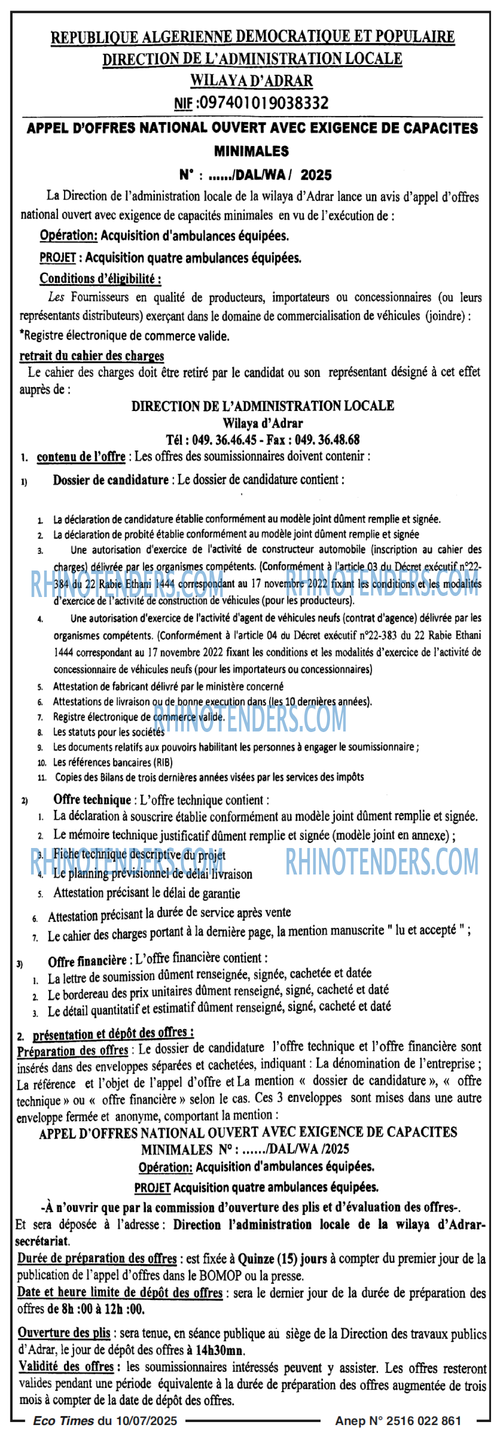 SEYBOUSSE TIMES