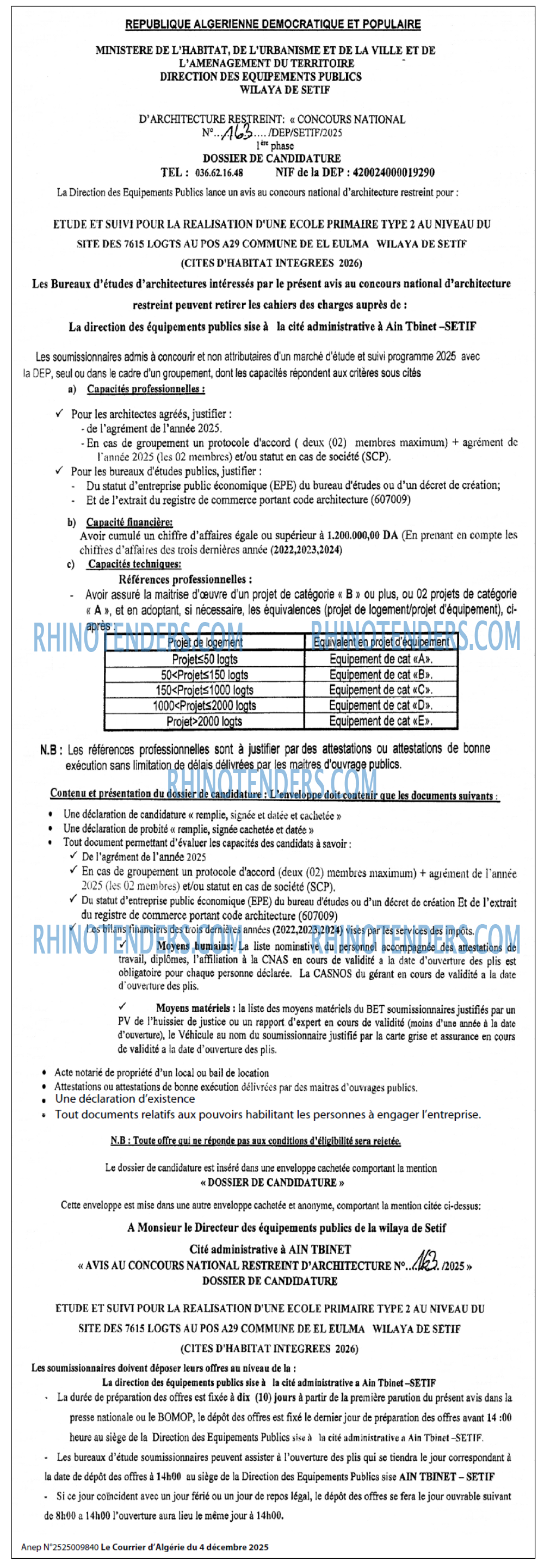 Le Courrier d'Algerie