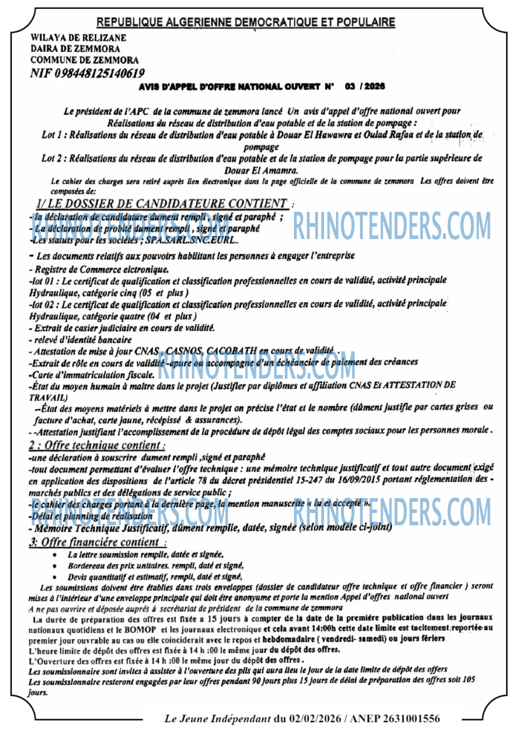 Jeune Independant