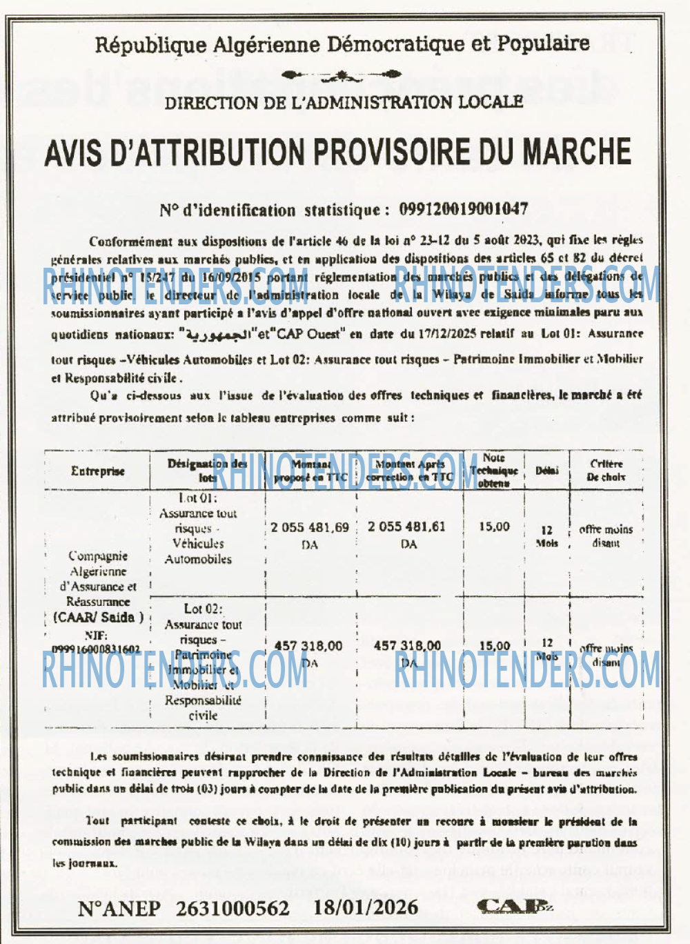 CAP OUEST