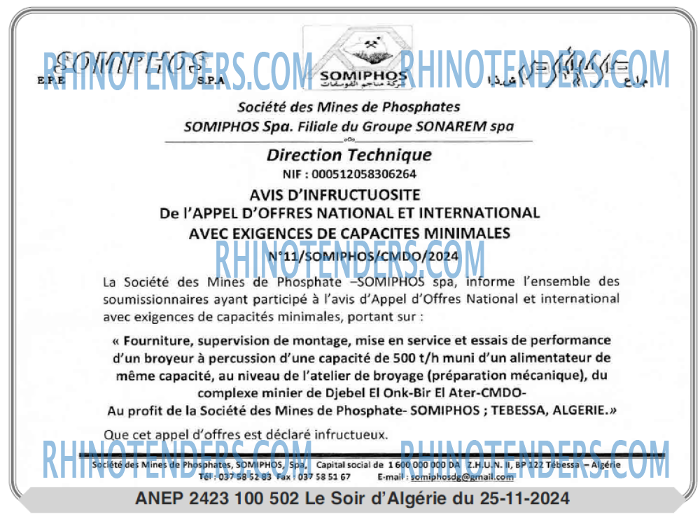 LE SOIR D'ALGERIE