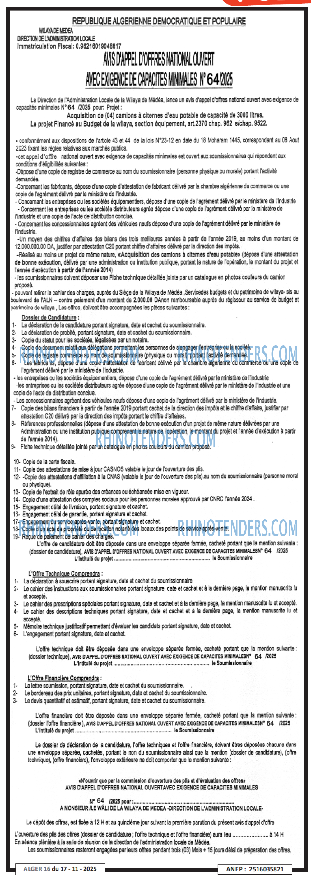 ALGER 16