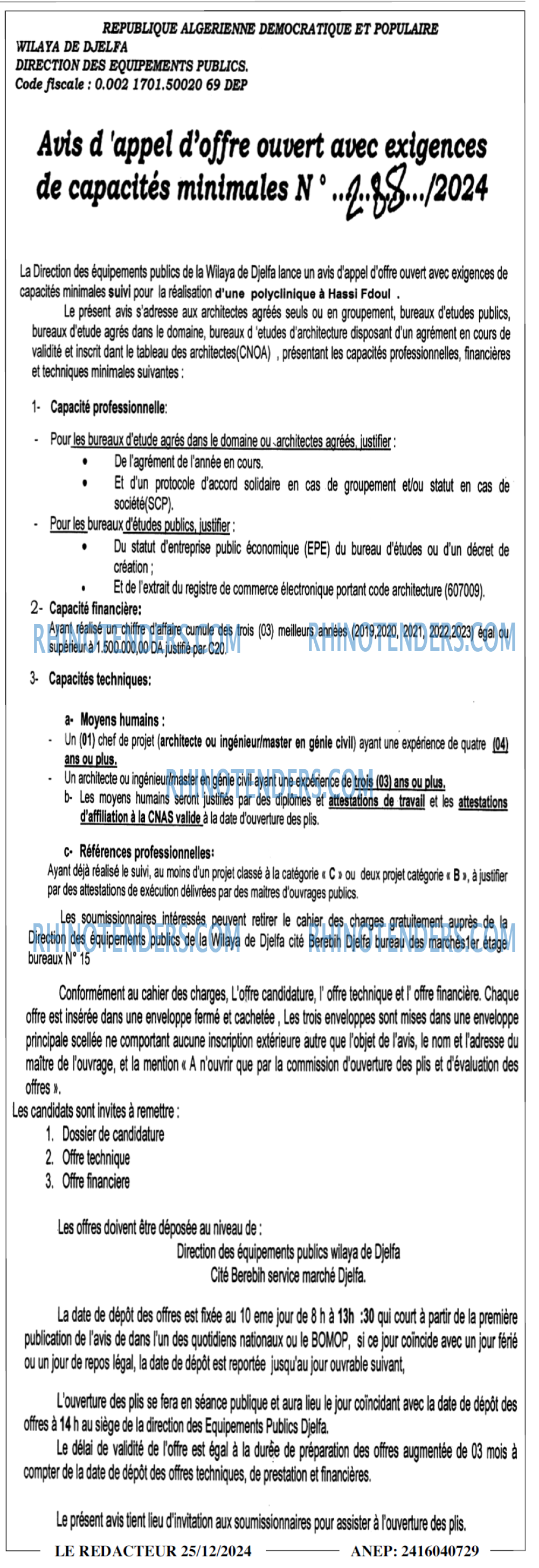 LE REDACTEUR