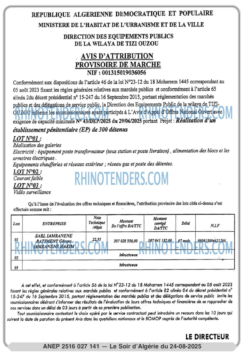 Le Jour d'Algérie