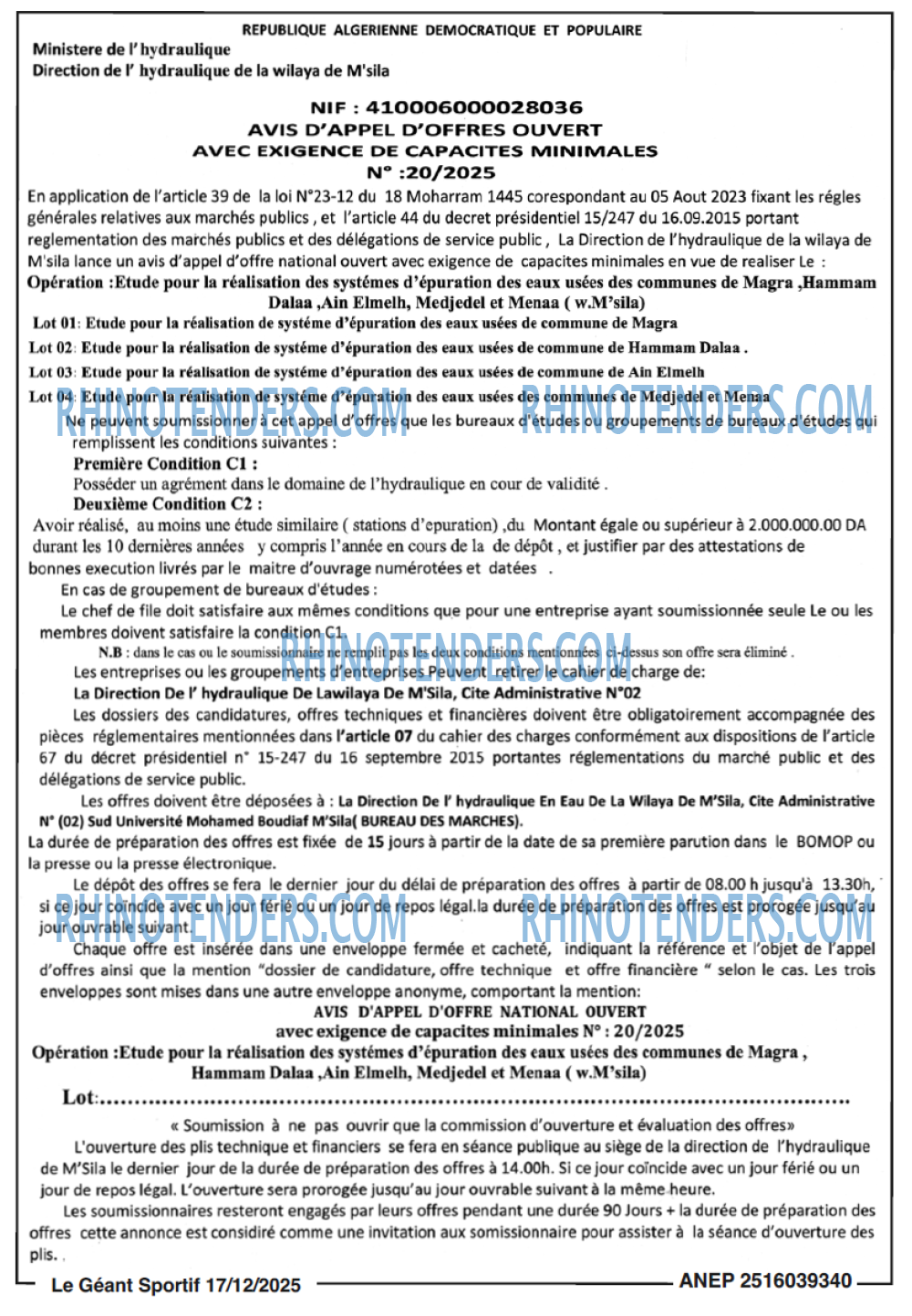 le geant sportif