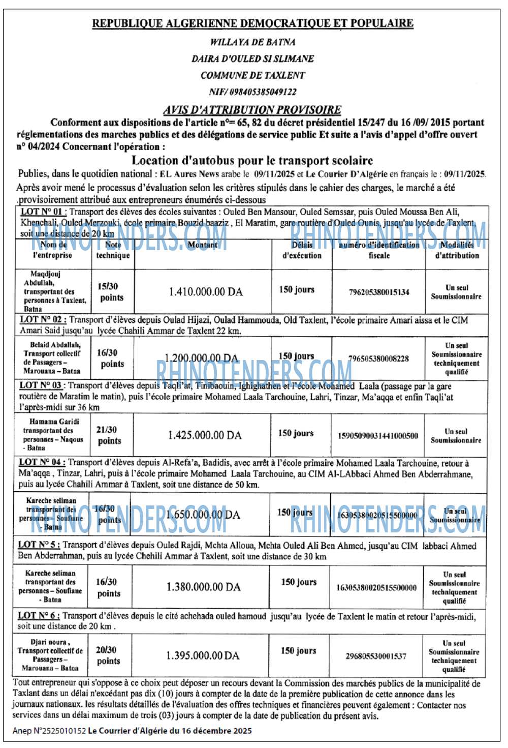 Aurès News