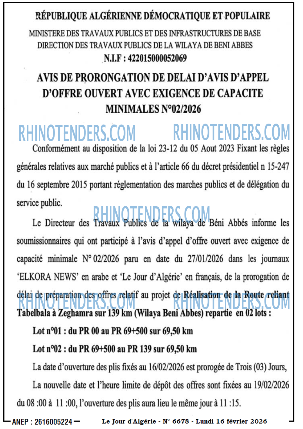 Le Jour d'Algérie