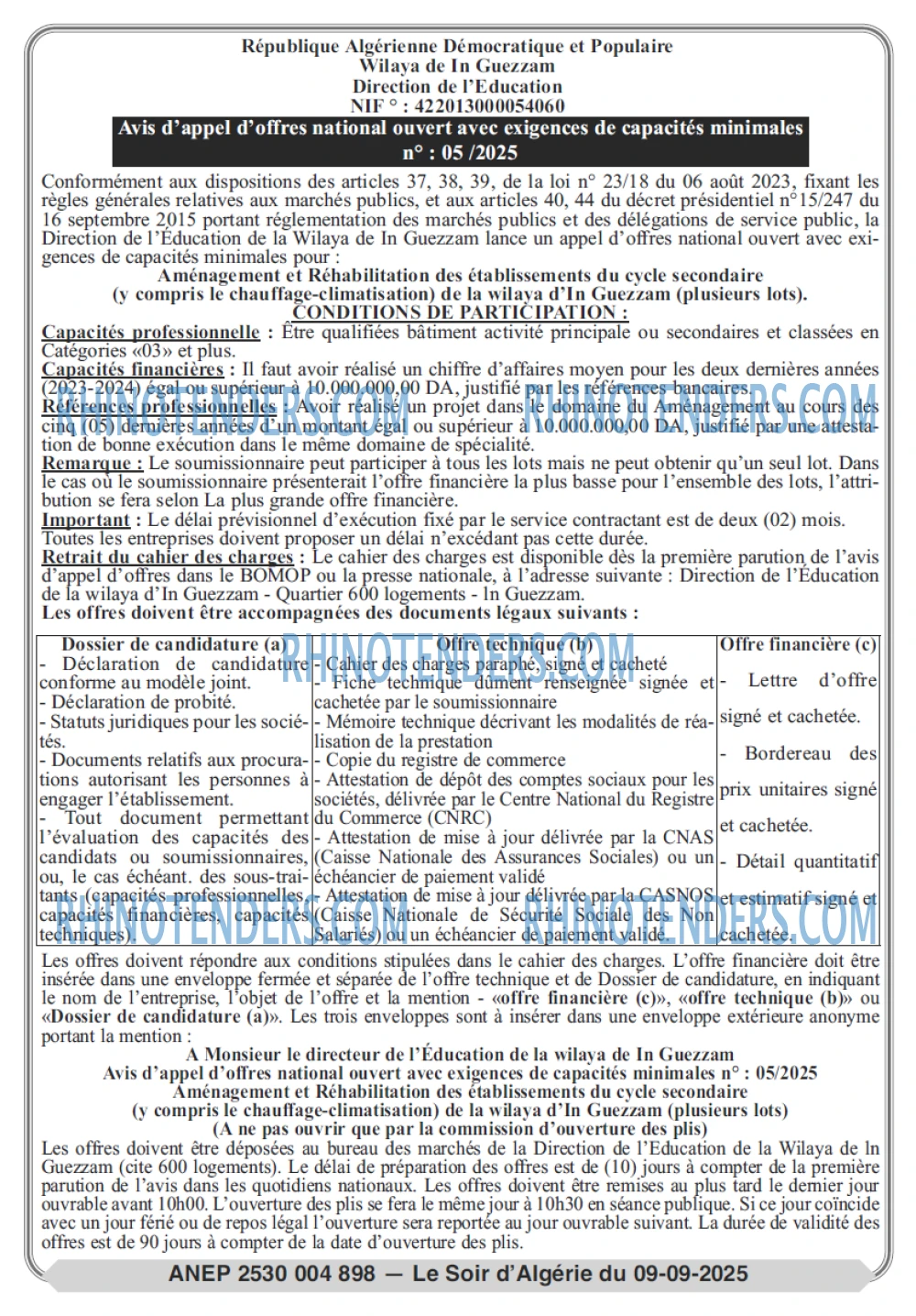 Le Jour d'Algérie