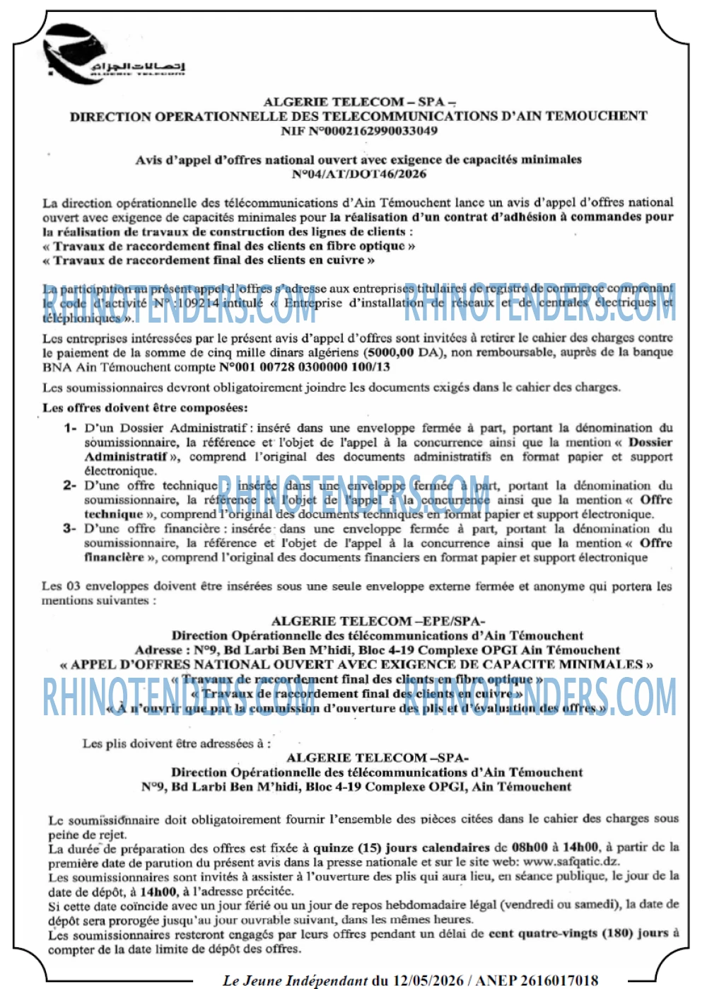 Jeune Independant