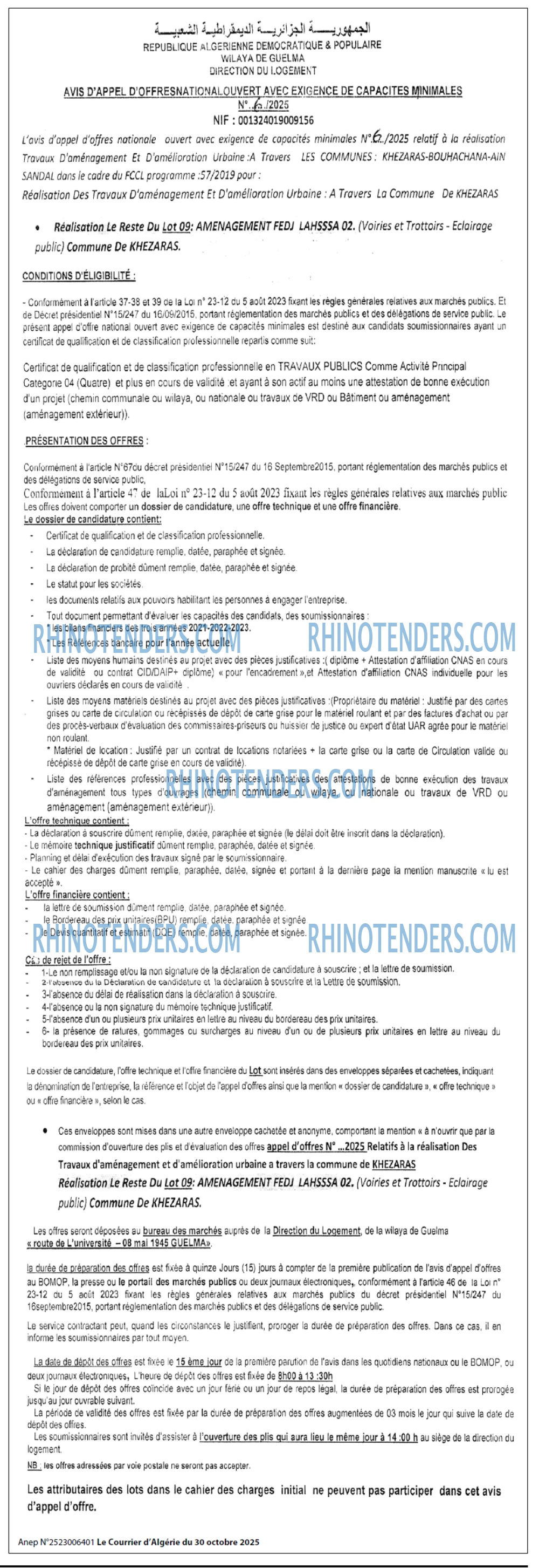 Le Courrier d'Algerie