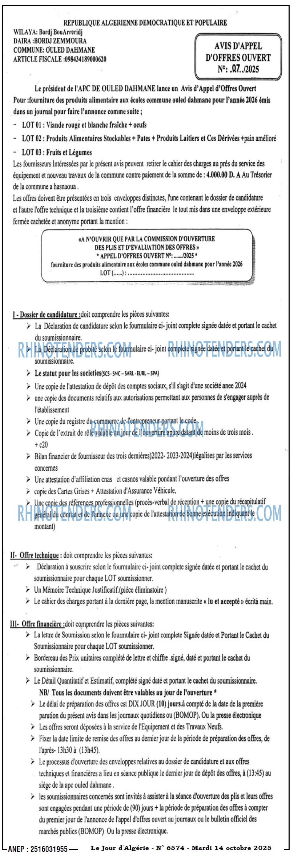 Le Jour d'Algérie