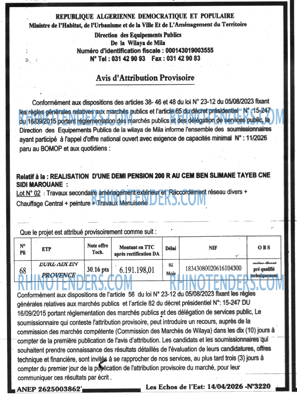 Les Echos de l'Est
