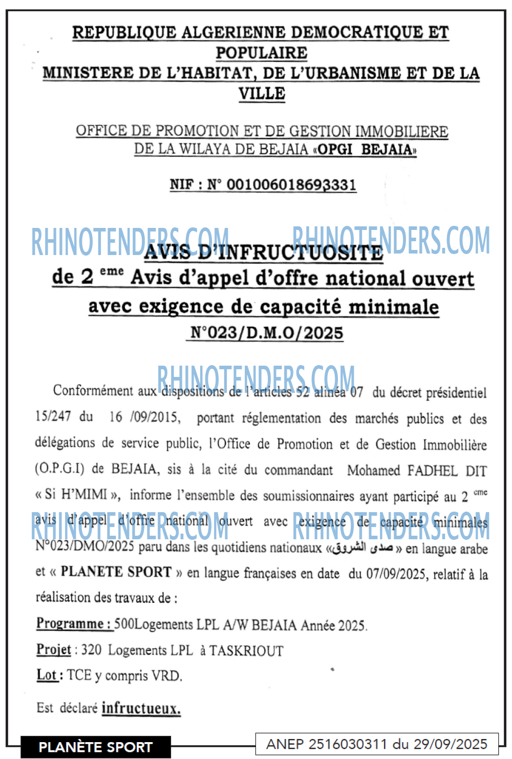 PLANETE SPORT