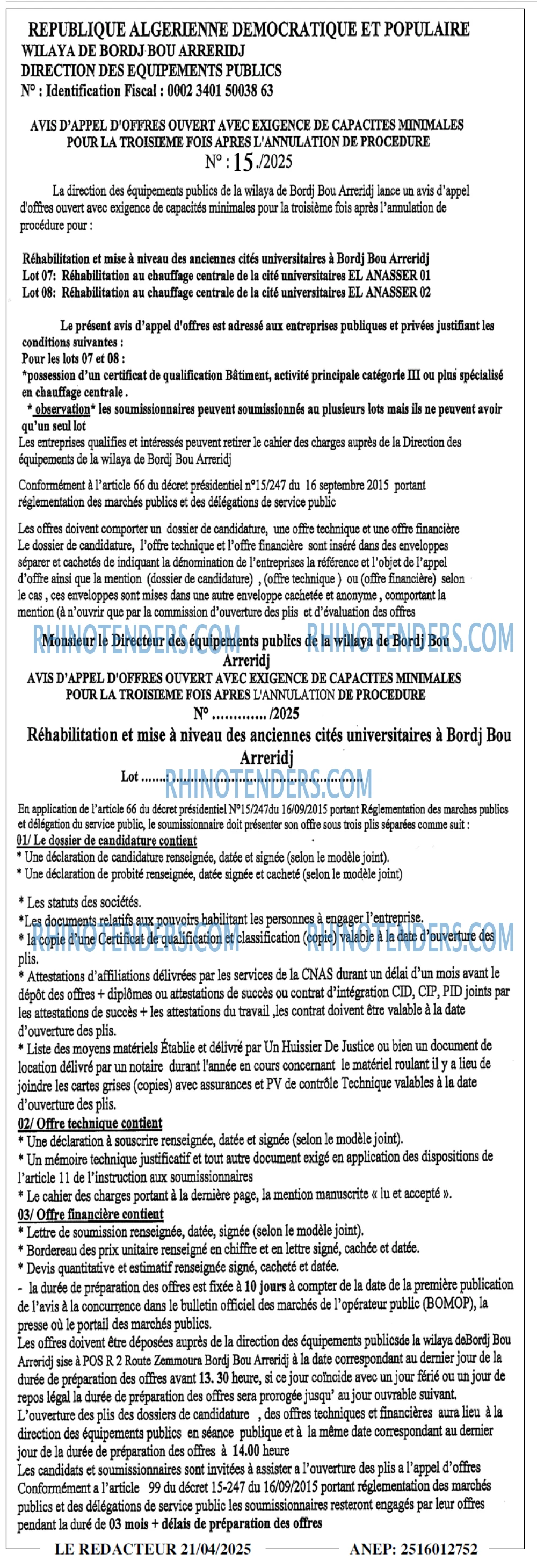 LE REDACTEUR