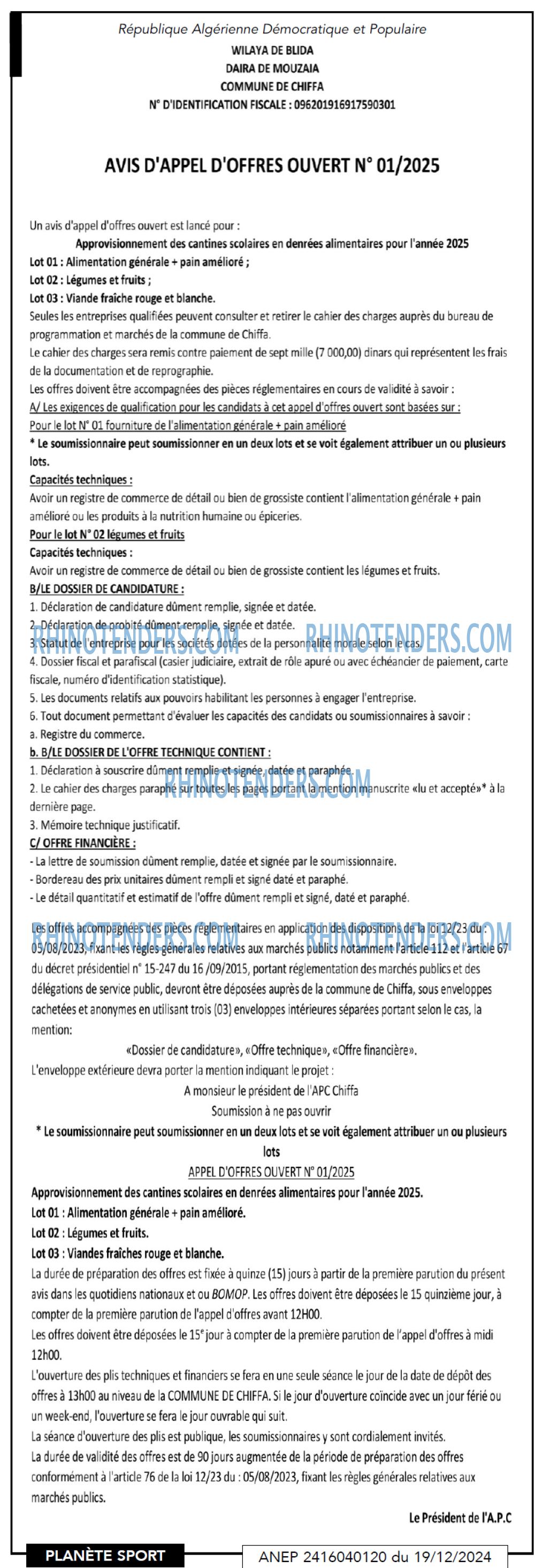 PLANETE SPORT