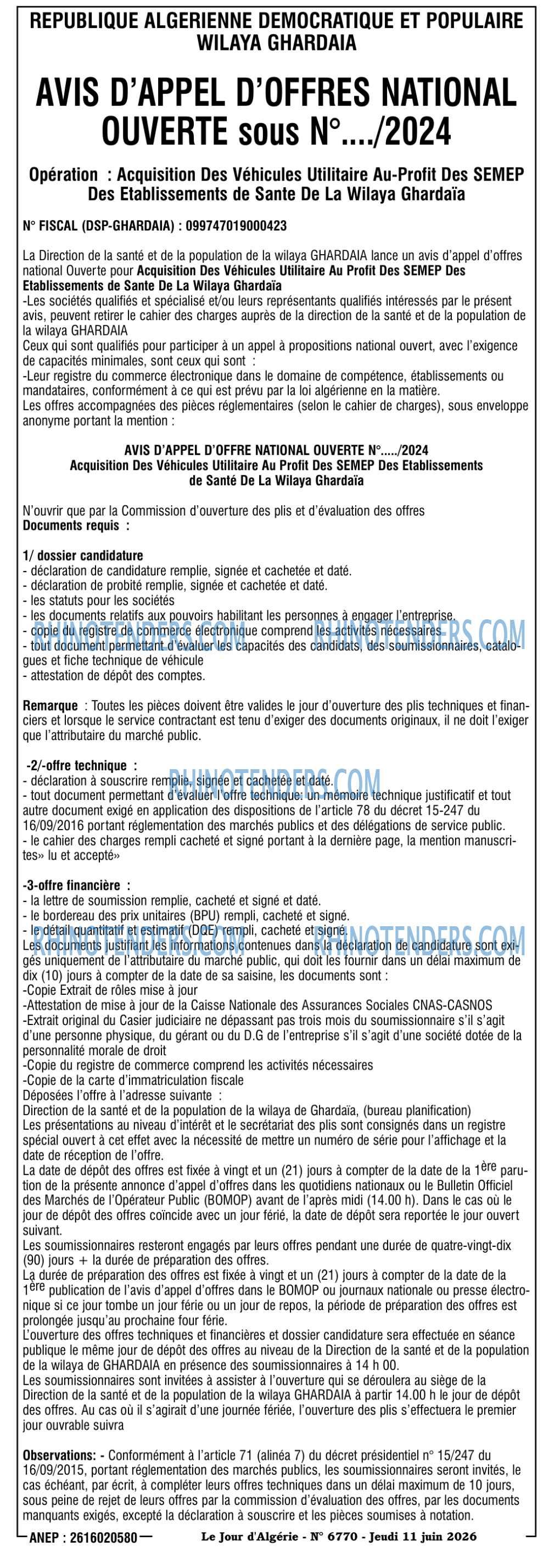 Le Jour d'Algérie