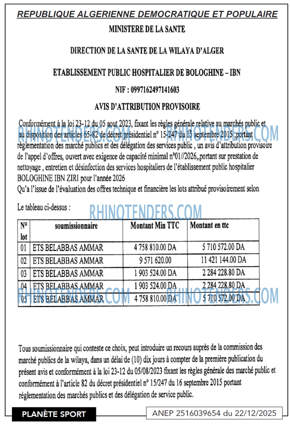 PLANETE SPORT