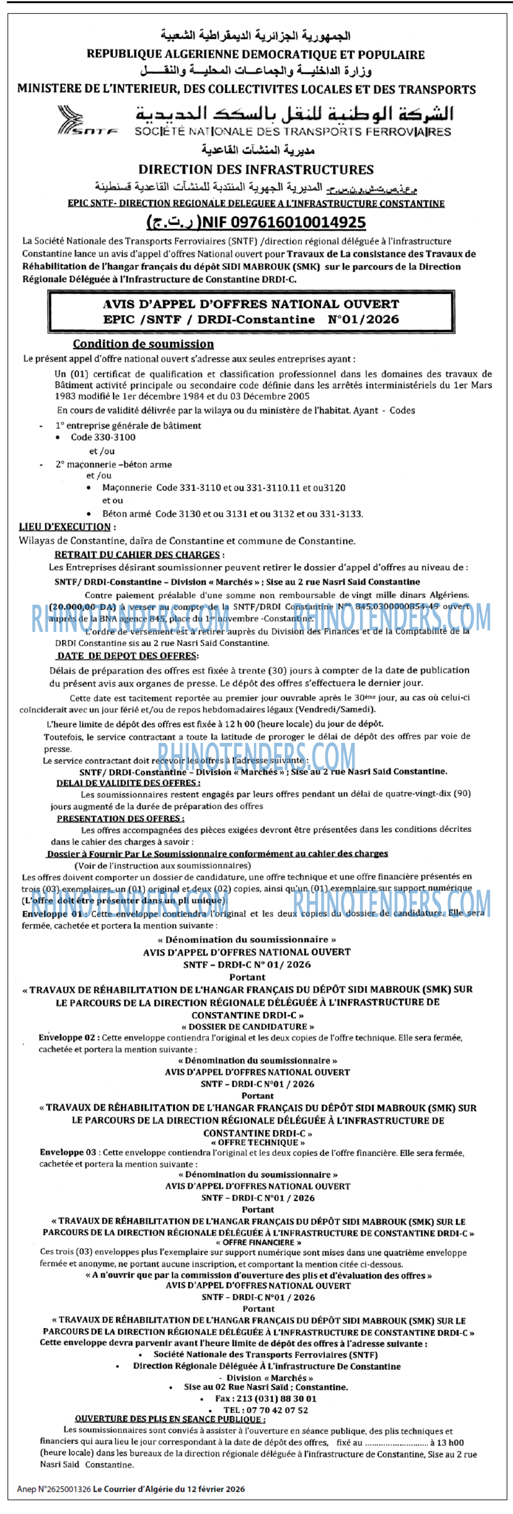 Le Courrier d'Algerie