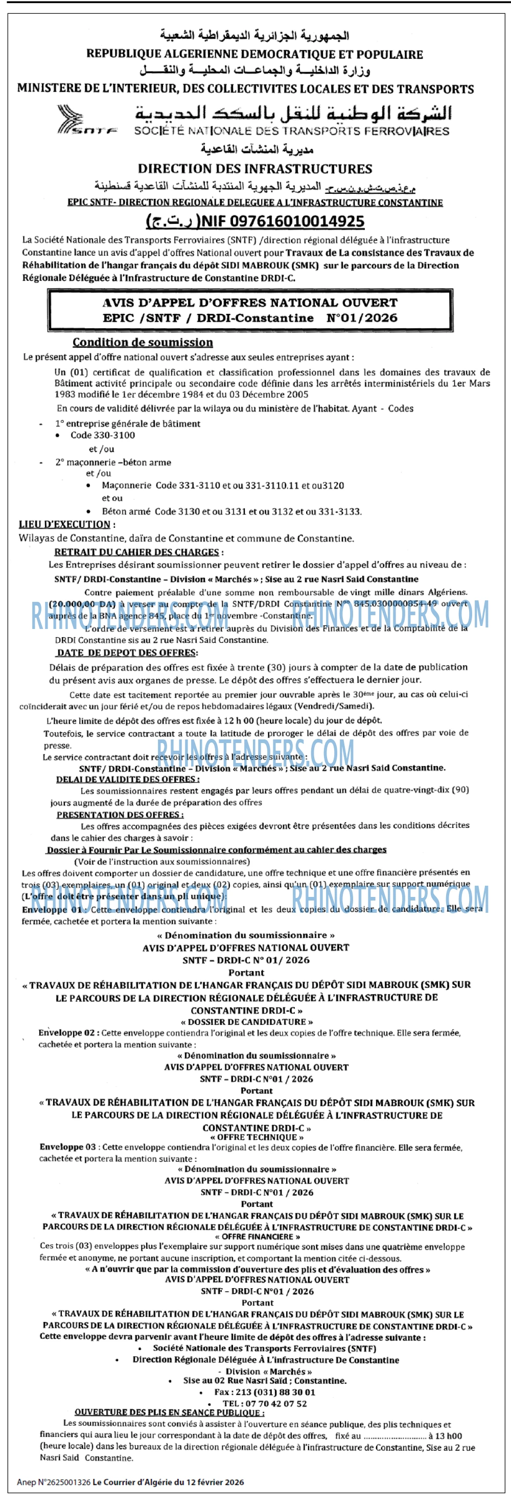 Le Courrier d'Algerie