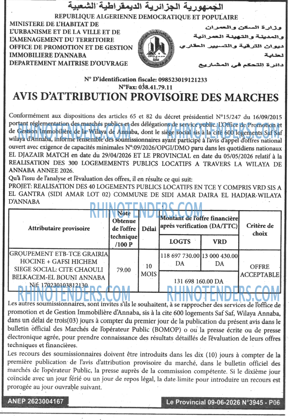 LE PROVINCIAL
