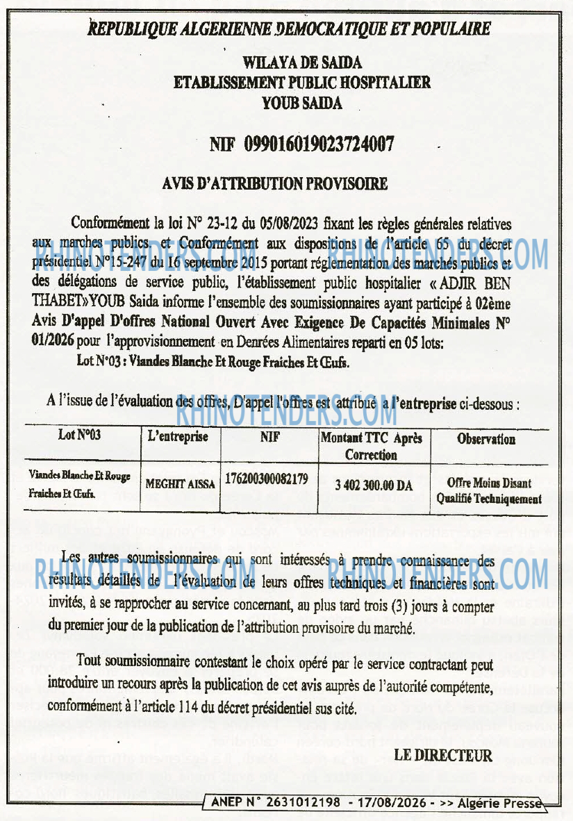 ALGERIE PRESSE