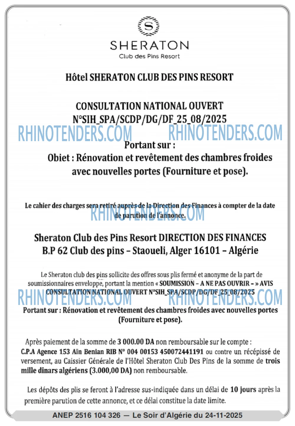 LE SOIR D'ALGERIE
