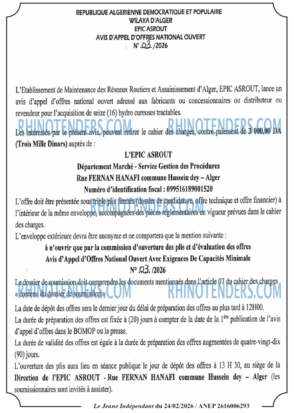 Jeune Independant
