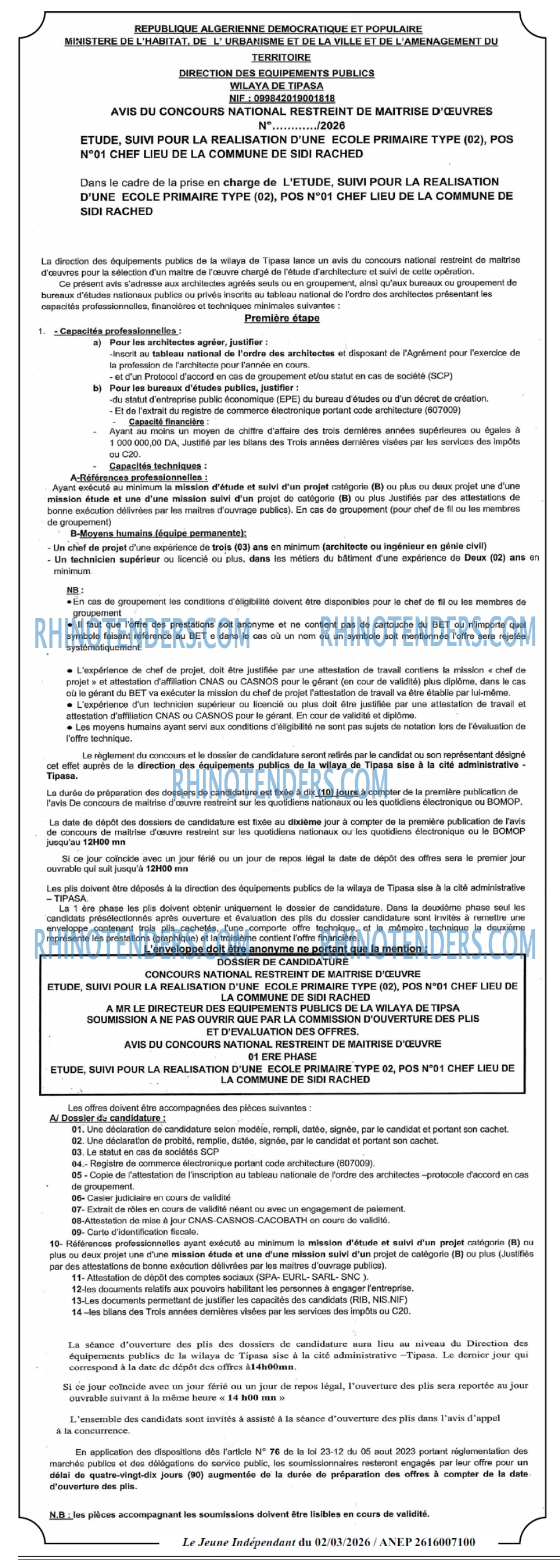 Jeune Independant