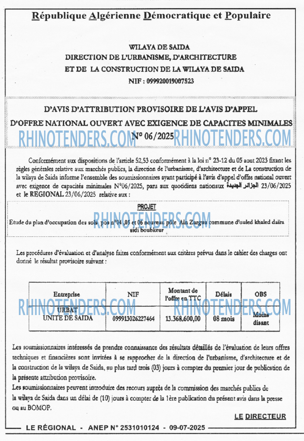 LE REGIONAL