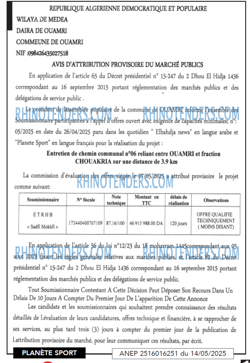 PLANETE SPORT