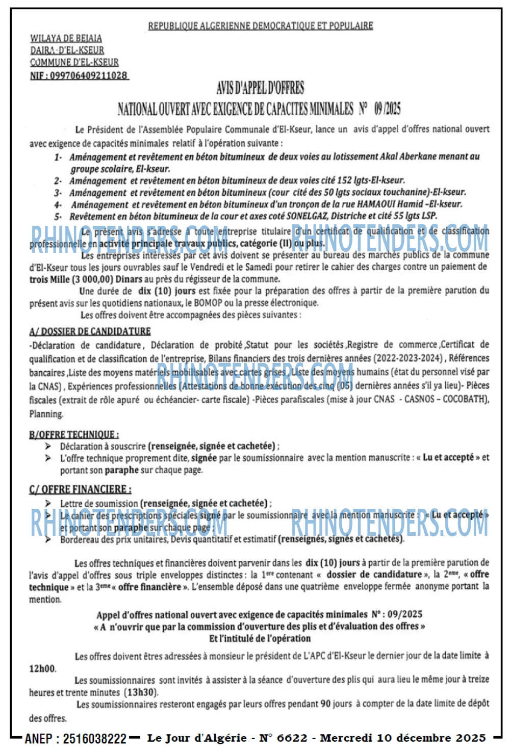Le Jour d'Algérie