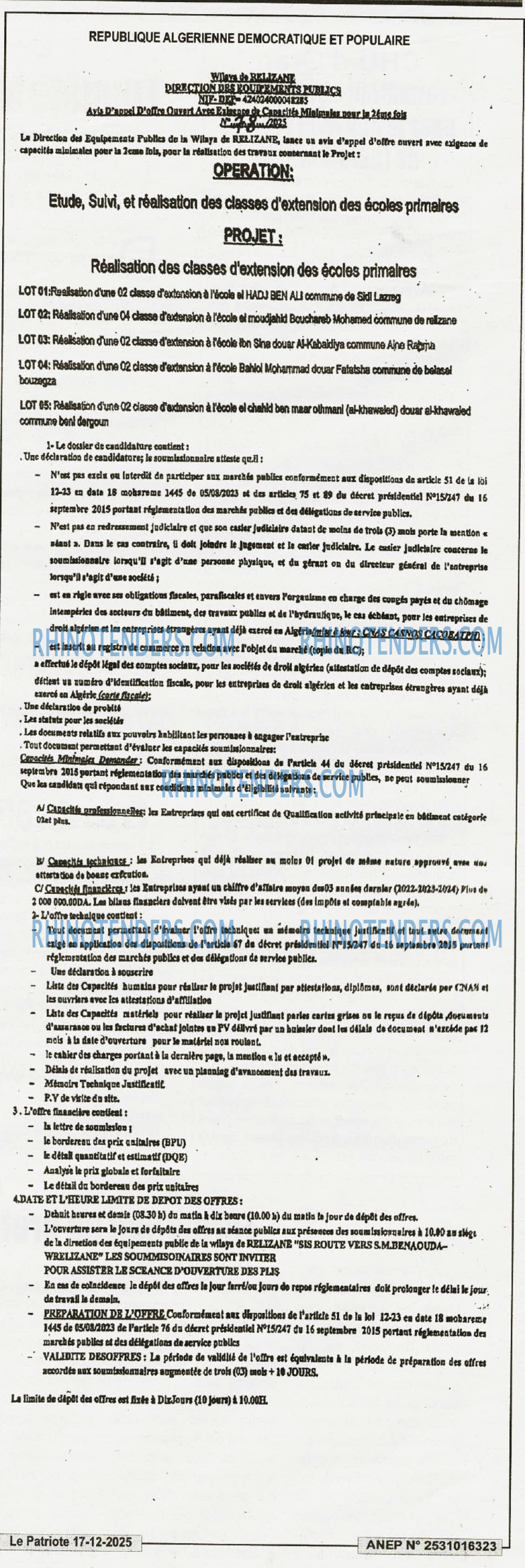 LE PATRIOTE