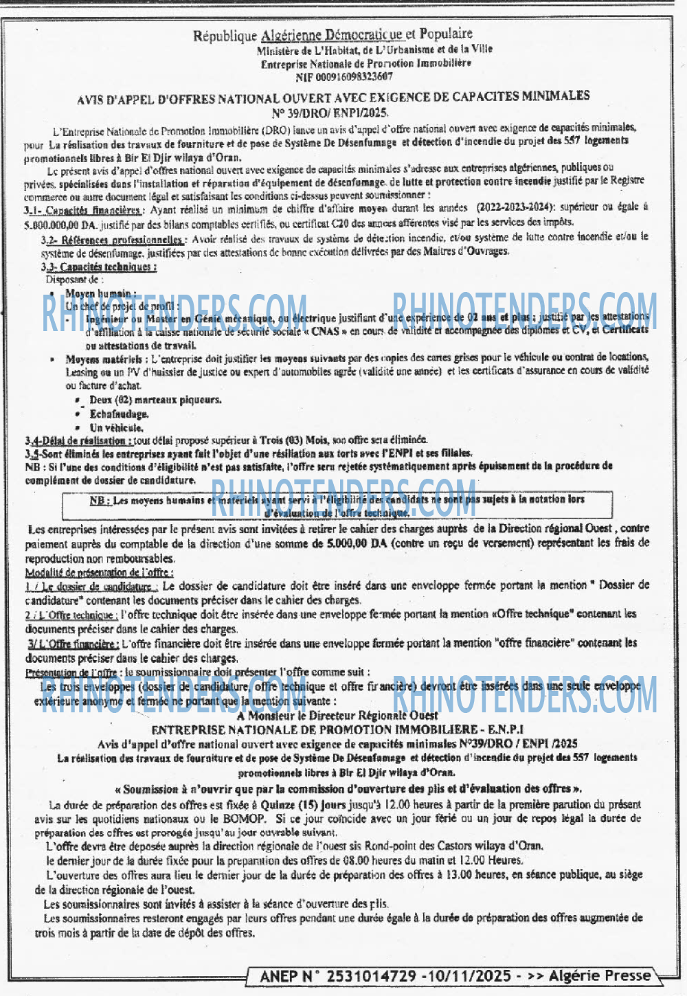 ALGERIE PRESSE