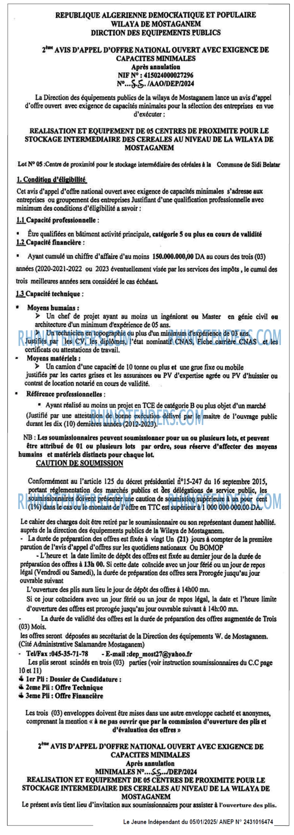Le jeune indépendant
