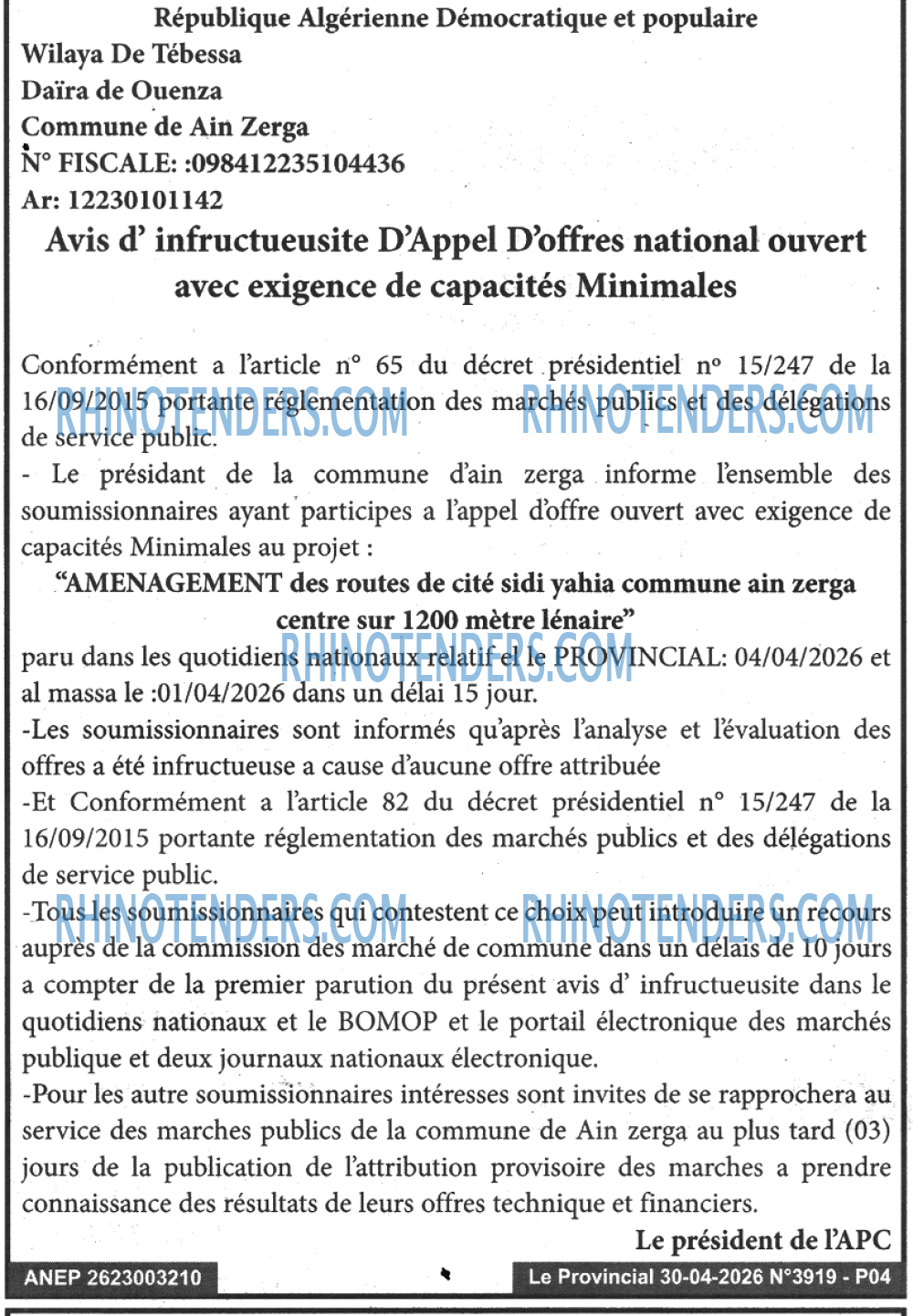 LE PROVINCIAL
