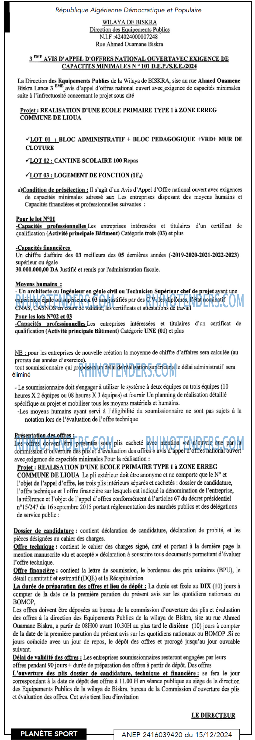 PLANETE SPORT