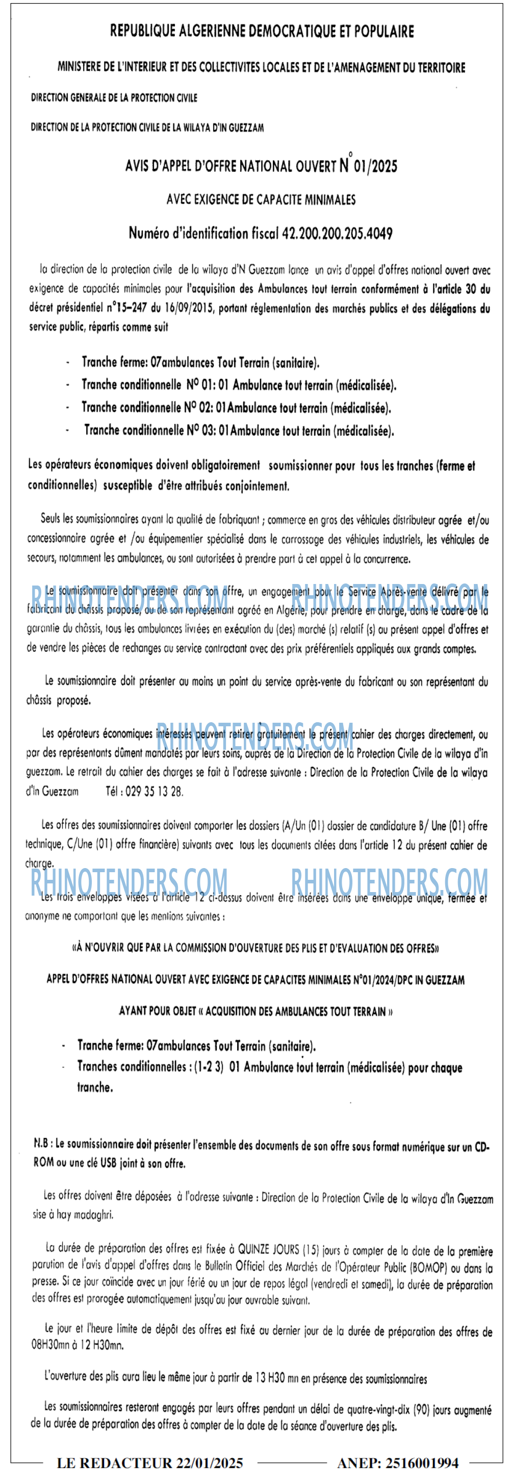 LE REDACTEUR