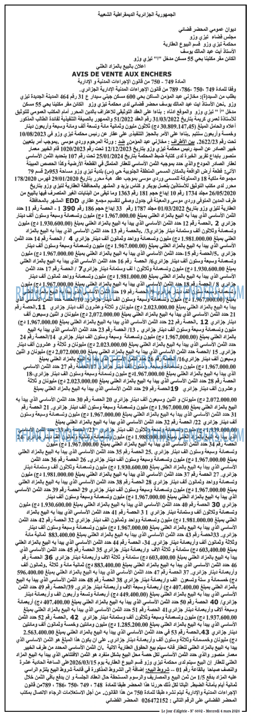 Le Jour d'Algérie