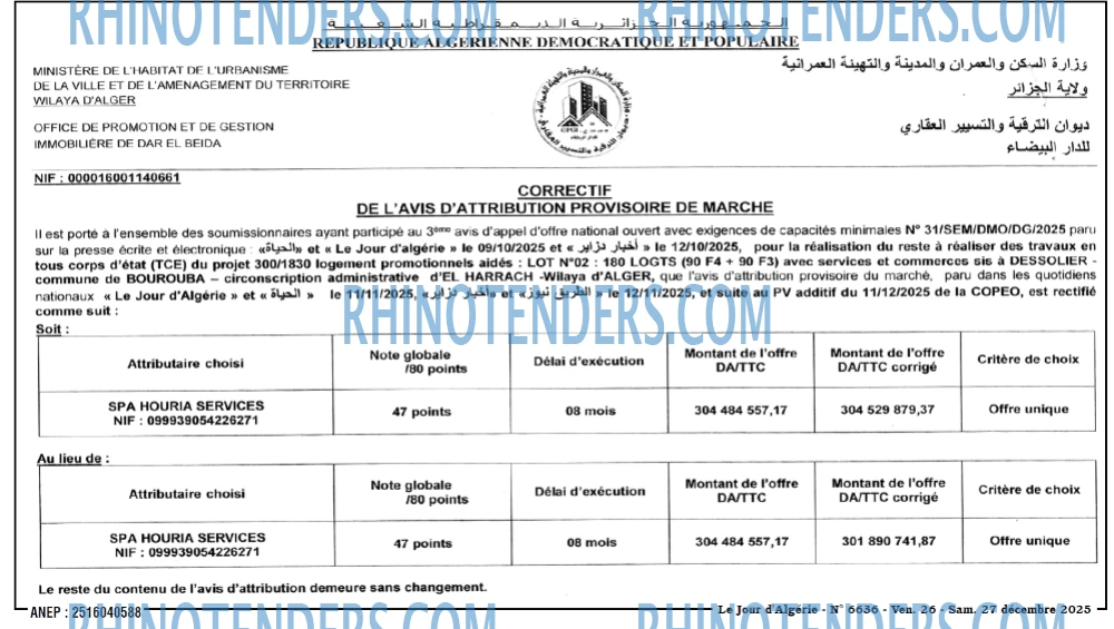 Le Jour d'Algérie
