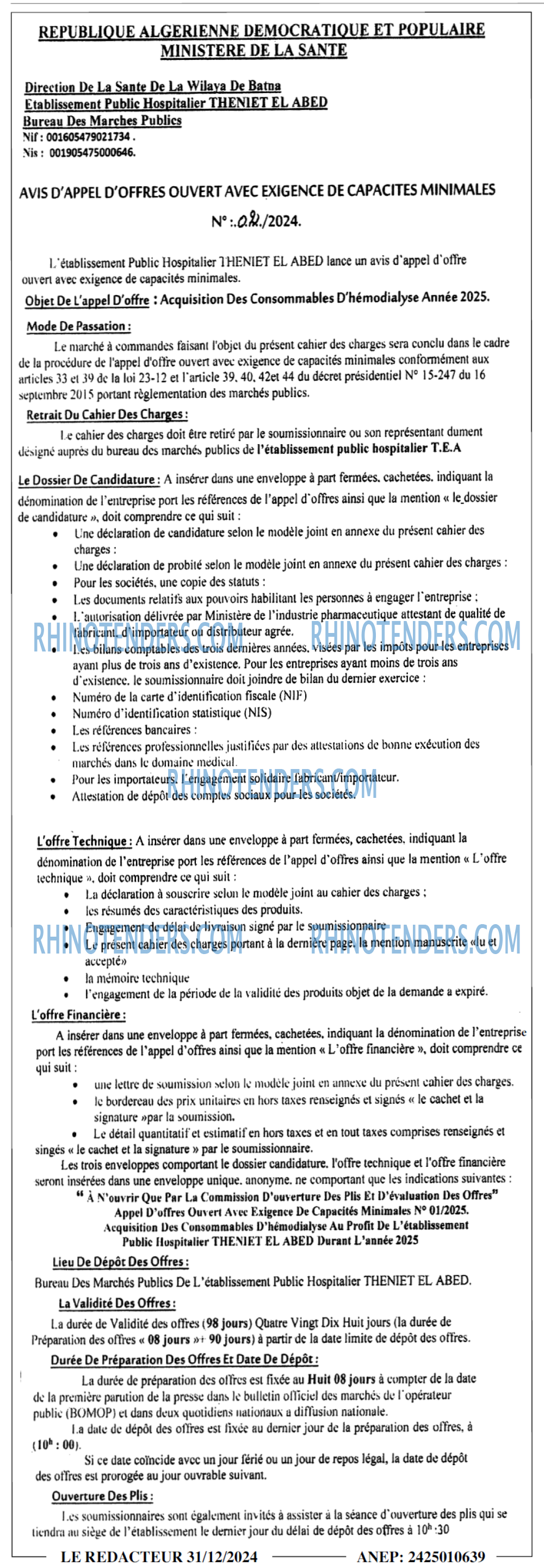 LE REDACTEUR