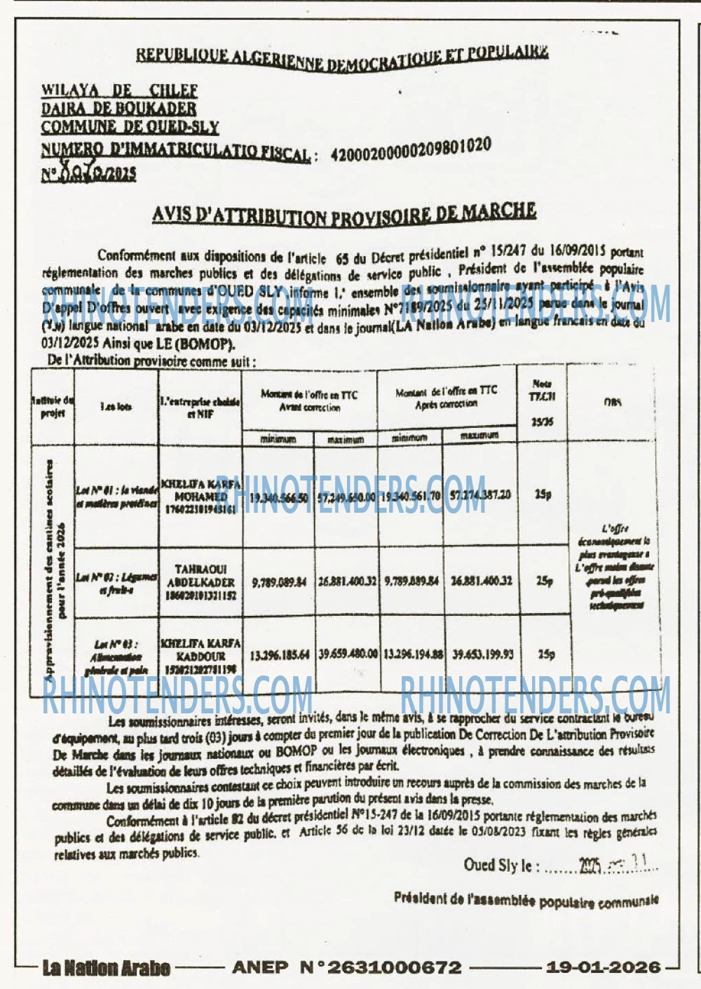 LA NATION ARABE