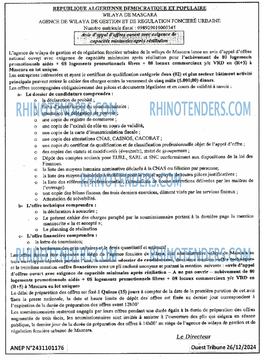 ouest TRIBUNE